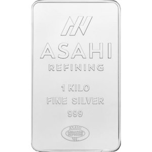 Rückseite des 1 kg Silber Münzbarren Eule 2021 von Asahi Refining