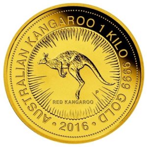 Motivseite 1 kg Gold Australian Kagaroo 2016