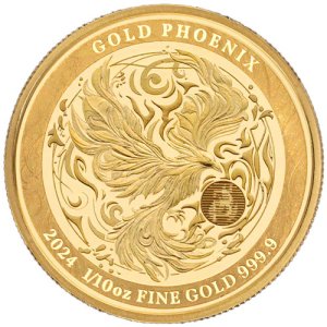 1/10 Unze Gold Phoenix 2024 Motivseite