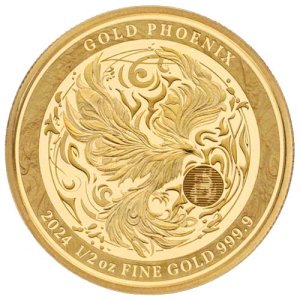 1/2 Unze Gold Phoenix 2024 Motivseite