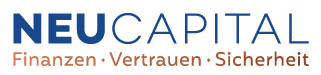 Logo-Grafik von NEUCAPITAL Finanzen · Vertrauen · Sicherheit