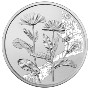 15 g Silber Mit der Sprache der Blumen Ringelblume 2022