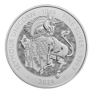 1 oz Silber Royal Tudor Beasts - Seymour Unicorn 2024