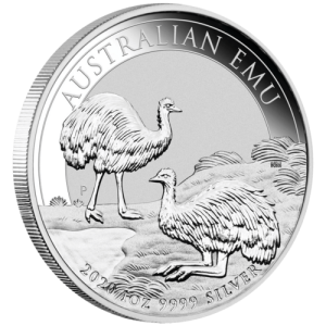 1 Unze Silber Emu 2020 - Motiv