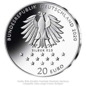 Baron von Münchhausen 20 Euro Münze