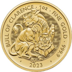 1 oz Gold Royal Tudor Beasts - Bull of Clarence 2023