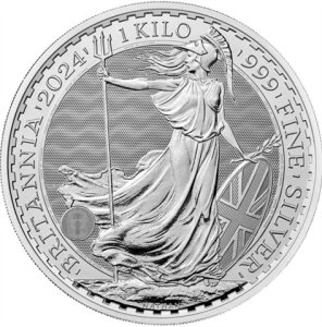 1 kg Silber Britannia 2023