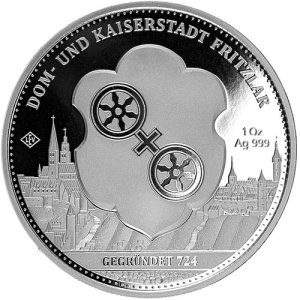 1 unze silber Bonifatius