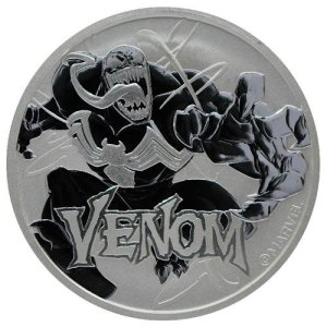 Vorderseite 1 Unze Silber Marvel Venom 2020