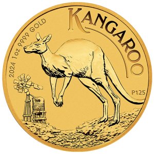 1 Unze Gold Känguru 2023 Motivseite