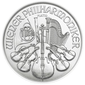 1/25 Unze Platin Wiener Philharmoniker 2023 