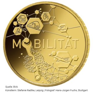 50 Euro Goldmünze Mobilität 2024