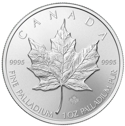 1 Unze Maple Leaf Palladium diverse Jahrgänge