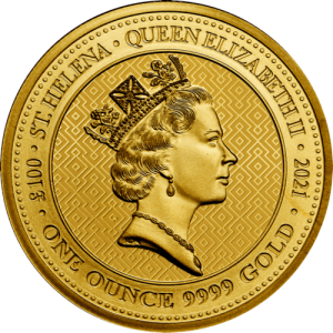 1 Unze Gold Queens Virtues Victory