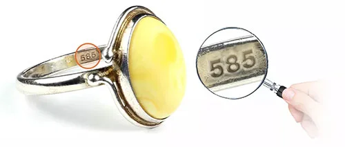 Ring 585 Goldstempel 