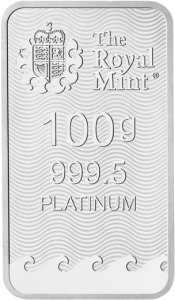 Britannia Platinbarren 100 g