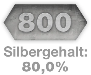 Silbergehalt 80,0