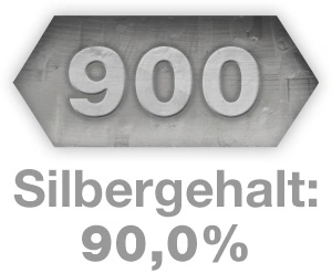 Silbergehalt 90,0