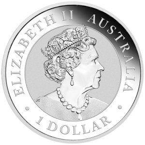 Rückseite 1 oz Silber Australian Nugget Hand of Faith 2020