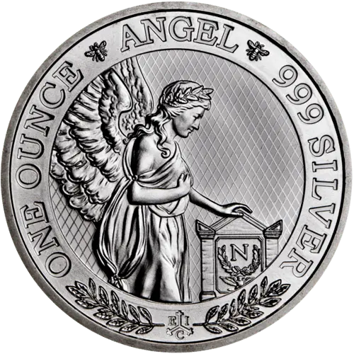 Vorderseite 1 Unze Silber St. Helena Napoleon Angel 2021 von Hersteller Diverse Münzprägestätten