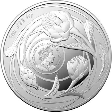 1 oz Silber Wildflowers of Australia Waratah 2022