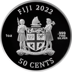 1 oz Silber Fiji Dogs 2022