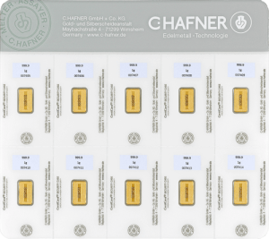 10 x 1g C. Hafner SmartPack