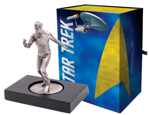 150 g Silber-Miniatur Star Trek - Captain James T. Kirk