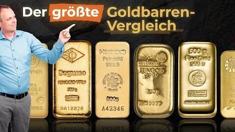 Der größte Goldbarren-Vergleich