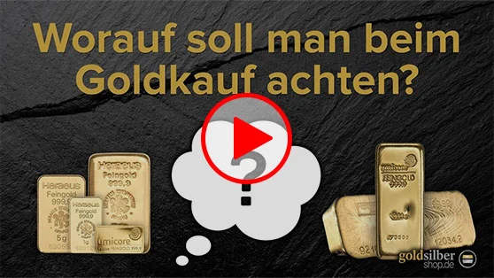 worauf achten beim Goldkauf?